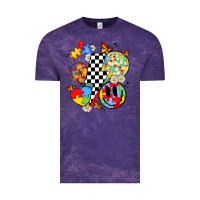 Cloud Purple retro autism awareness Vintage Tee - JahusDesignShop