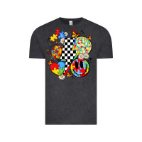 Vintage Black retro autism awareness Vintage Tee - JahusDesignShop