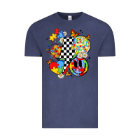 Vintage Denim retro autism awareness Vintage Tee - JahusDesignShop