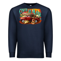 Navy cinco de mayo truck Premium Sweatshirt - CowGirlArtShop