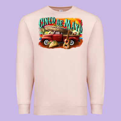Cinco De Mayo Truck Premium Sweatshirt Designed By Cowgirlartshop