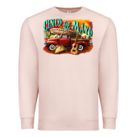 Pale Pink cinco de mayo truck Premium Sweatshirt - CowGirlArtShop