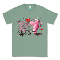 Sage sips & trips target inspired stanley Classic Tee - MaliasSmallBusiness