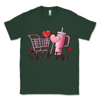 Sports Green sips & trips target inspired stanley Classic Tee - MaliasSmallBusiness