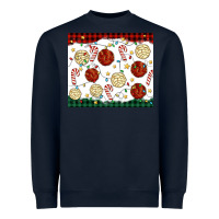 Navy christmas conchas Heavyweight Sweatshirt - MaliasSmallBusiness
