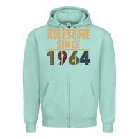 Seafoam Awesome Since 1964 Zipper Hoodie - Bettercallsaul