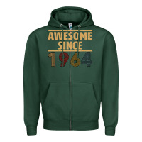 Sports Green Awesome Since 1964 Zipper Hoodie - Bettercallsaul