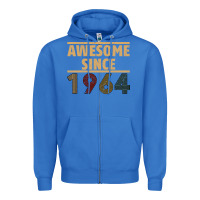 Awesome Since 1964 Zipper Hoodie | Teevron