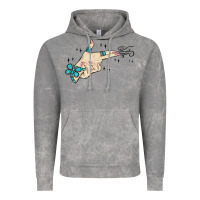 Cloud Rock western turquoise gun hand Vintage Hoodie - MaliasSmallBusiness
