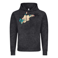Vintage Black western turquoise gun hand Vintage Hoodie - MaliasSmallBusiness
