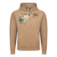 Vintage Coffee western turquoise gun hand Vintage Hoodie - MaliasSmallBusiness