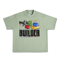 Oil Green master builder Urban Heavy Tee - MaliasSmallBusiness