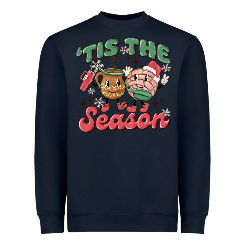 Mexican Christmas Tis The Season Heavyweight Sweatshirt by MaliasSmallBusiness | Teevron