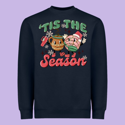 Mexican Christmas Tis The Season Heavyweight Sweatshirt Designed By Maliassmallbusiness