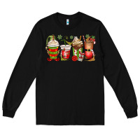 Black elf coffee cups Long Sleeve Tee - MaliasSmallBusiness