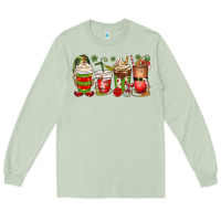 Matcha elf coffee cups Long Sleeve Tee - MaliasSmallBusiness