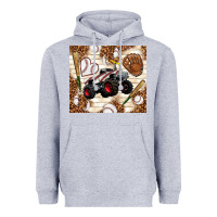 Heather Grey baseball crusher Heavyweight Hoodie - TumblerDesignByShophia