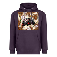Plum baseball crusher Heavyweight Hoodie - TumblerDesignByShophia