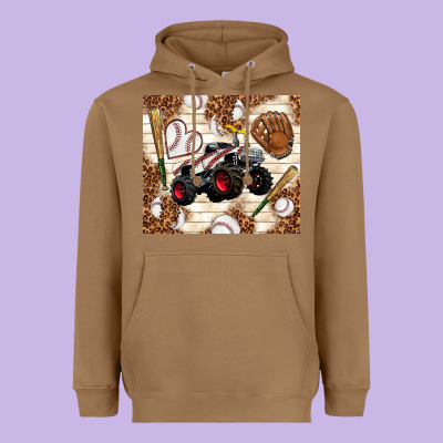 Baseball Crusher Heavyweight Hoodie Designed By Tumblerdesignbyshophia