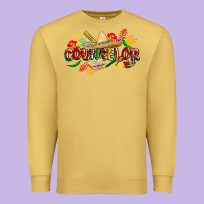 Cinco De Mayo Counselor Premium Sweatshirt Designed By Cowgirlartshop