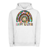 Pigment Lunar Rock Happy Easter Rainbow Urban Hoodie - BundleAndBundleShop