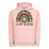 Pigment Salmon Happy Easter Rainbow Urban Hoodie - BundleAndBundleShop