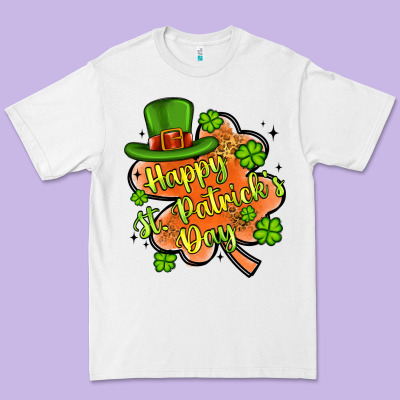 Happy St Patrick S Day Shamrock Premium Tee Designed By Artiststas