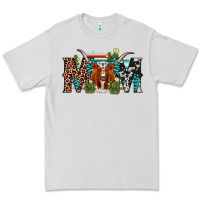 Dove Grey longhorn mom Premium Tee - AdoDesignShop