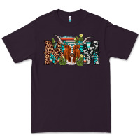 Plum longhorn mom Premium Tee - AdoDesignShop