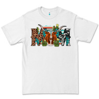 White longhorn mom Premium Tee - AdoDesignShop