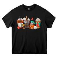 Black volleyball coffee cups Heavy Core Tee - AdoDesignShop