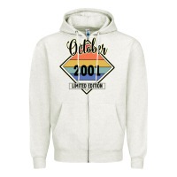 Oatmeal Heather October 2001 Limited Edition Zipper Hoodie - Bettercallsaul