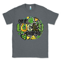 Charcoal Heather one lucky mama Classic Tee - MaliasSmallBusiness