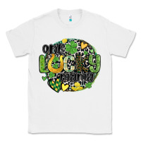 White one lucky mama Classic Tee - MaliasSmallBusiness
