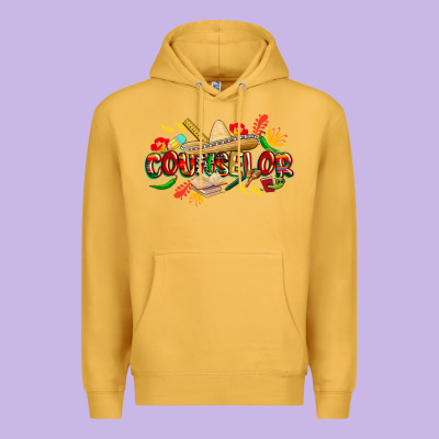 Cinco De Mayo Counselor Premium Hoodie Designed By Cowgirlartshop