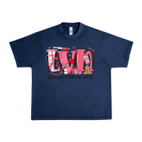 Navy lvn licensed vocational nurse valentine's day Urban Heavy Tee - MaliasSmallBusiness