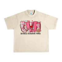 Sandshell lvn licensed vocational nurse valentine's day Urban Heavy Tee - MaliasSmallBusiness