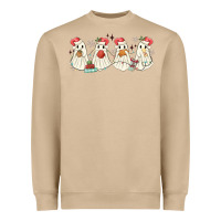 Mushroom pantasmas mexican christmas ghosts Heavyweight Sweatshirt - MaliasSmallBusiness