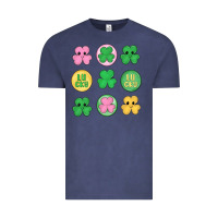Vintage Denim st.patrick's day clovers Vintage Tee - MaliasSmallBusiness