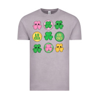 Vintage Zinc st.patrick's day clovers Vintage Tee - MaliasSmallBusiness