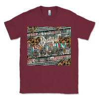 Burgundy beautiful crazy Classic Tee - CowhideDigitalArt
