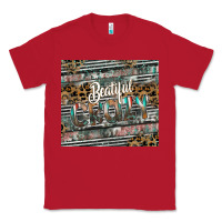 Red beautiful crazy Classic Tee - CowhideDigitalArt