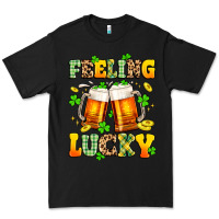 Black feeling lucky Premium Tee - Artiststas