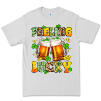 Dove Grey feeling lucky Premium Tee - Artiststas