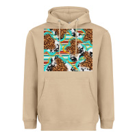Mushroom serape cowhide and leopard with glitter Heavyweight Hoodie - TumblerDesignByShophia