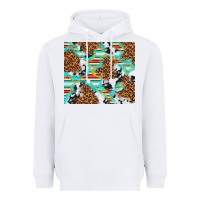 White serape cowhide and leopard with glitter Heavyweight Hoodie - TumblerDesignByShophia