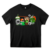 Black soccer coffee cups Heavy Core Tee - AdoDesignShop