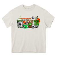 Cream soccer coffee cups Heavy Core Tee - AdoDesignShop