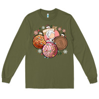 Army Green christmas pan dulce Long Sleeve Tee - MaliasSmallBusiness