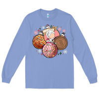 Colony Blue christmas pan dulce Long Sleeve Tee - MaliasSmallBusiness